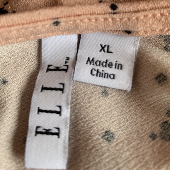 ELLE ROUND NECK KNIT TOP SIZE X-LARGE - Picture 4 of 6